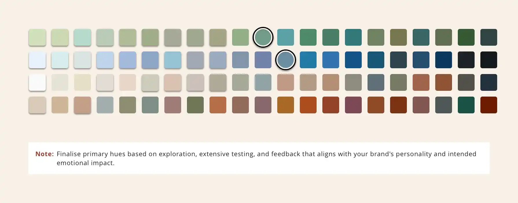 Brand Color Selection